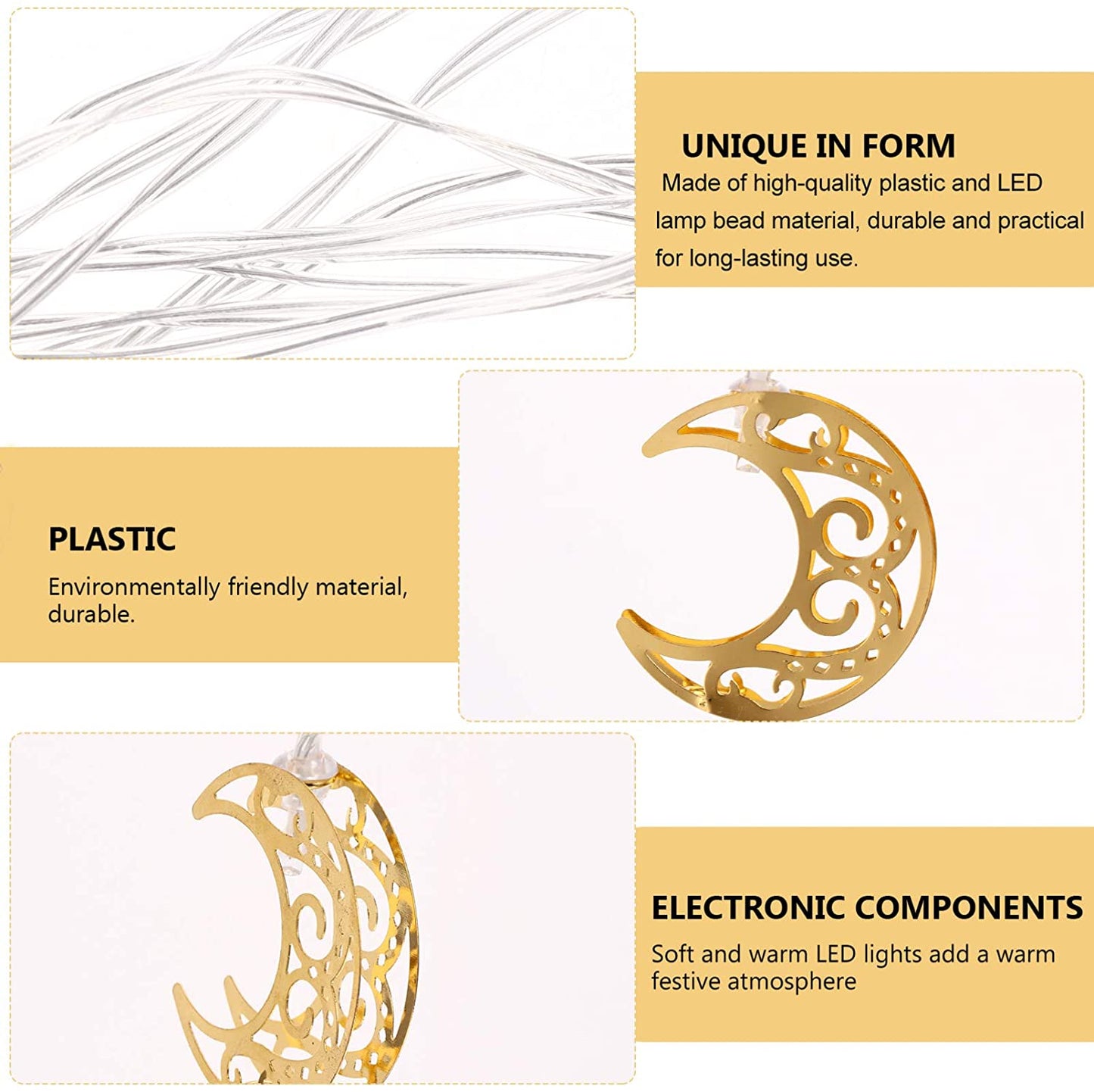 زينة مضيئة - هلال صغيرة