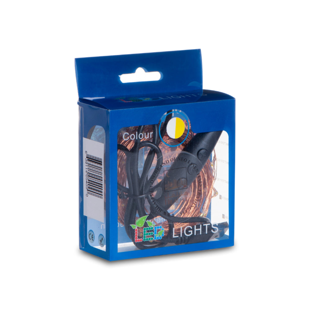 زينة مضيئة - سلسلة أضواء 10 م (USB)