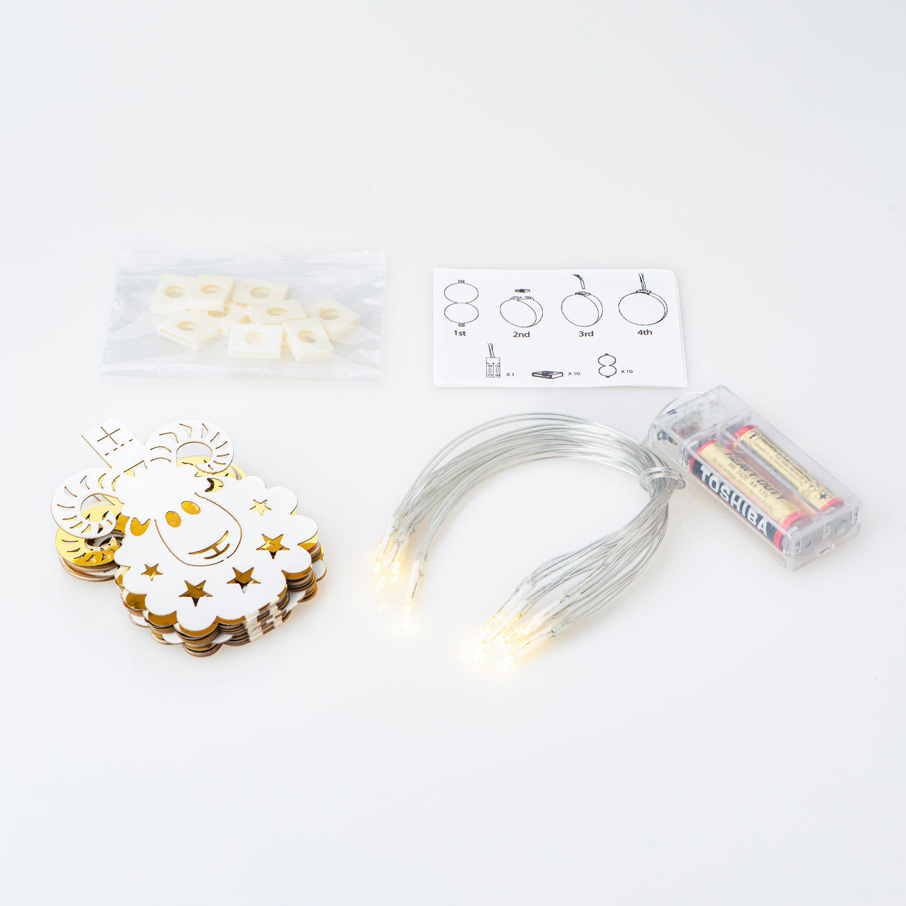 سلسلة أضواء خرفان LED - اصنعها بنفسك