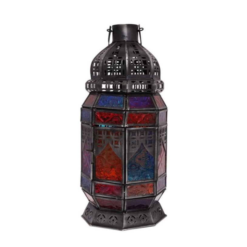 فانوس مغربي يدوي أصيل - كبير الحجم