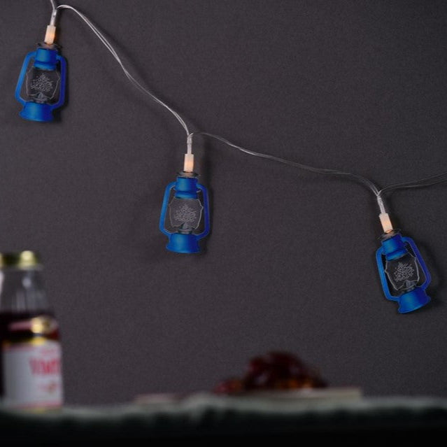 زينة أضواء رمضان بتصميم الفوانيس الأكريليكية