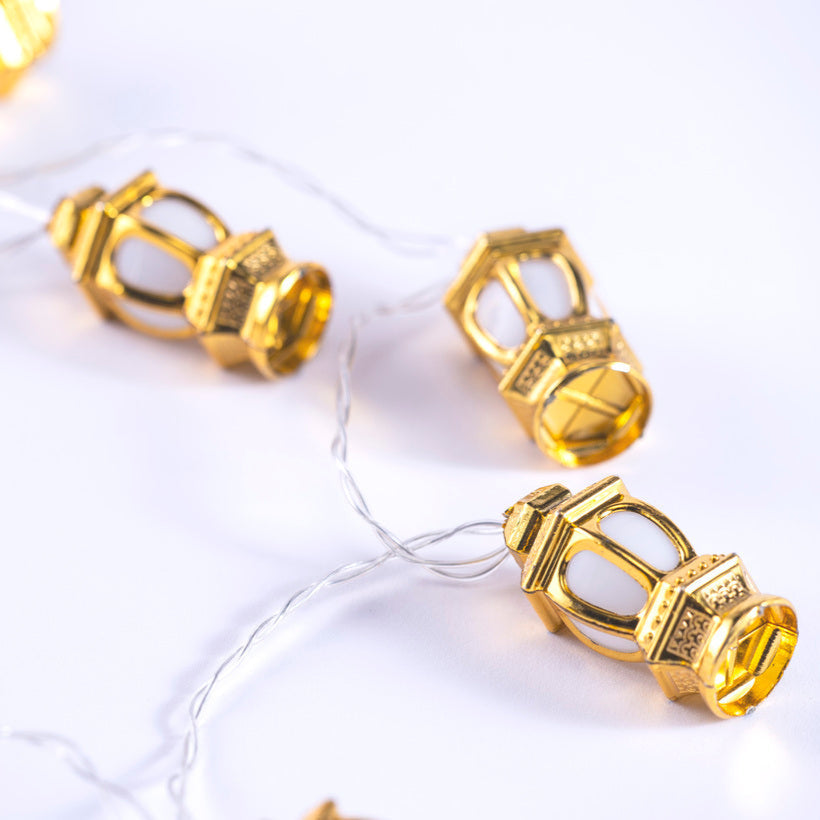 Ramadan Golden Lantern Light String