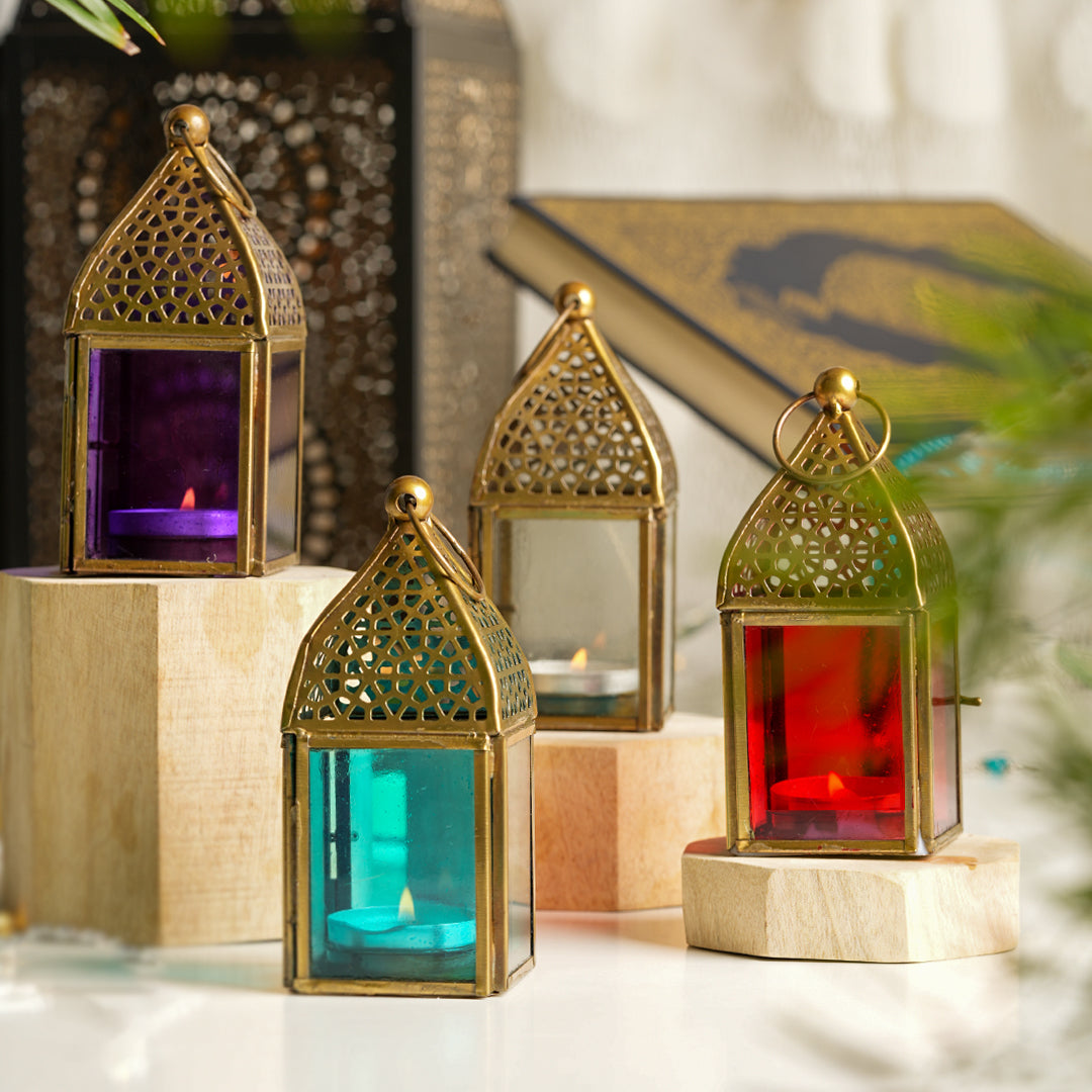 فانوس يدوي أصلي، حجم صغير، باللون البنفسجي