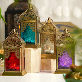 فانوس يدوي أصلي، حجم صغير، بزجاج شفاف