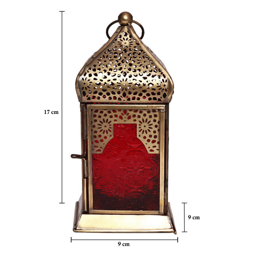 فانوس يدوي أصلي، حجم صغير، بزجاج شفاف