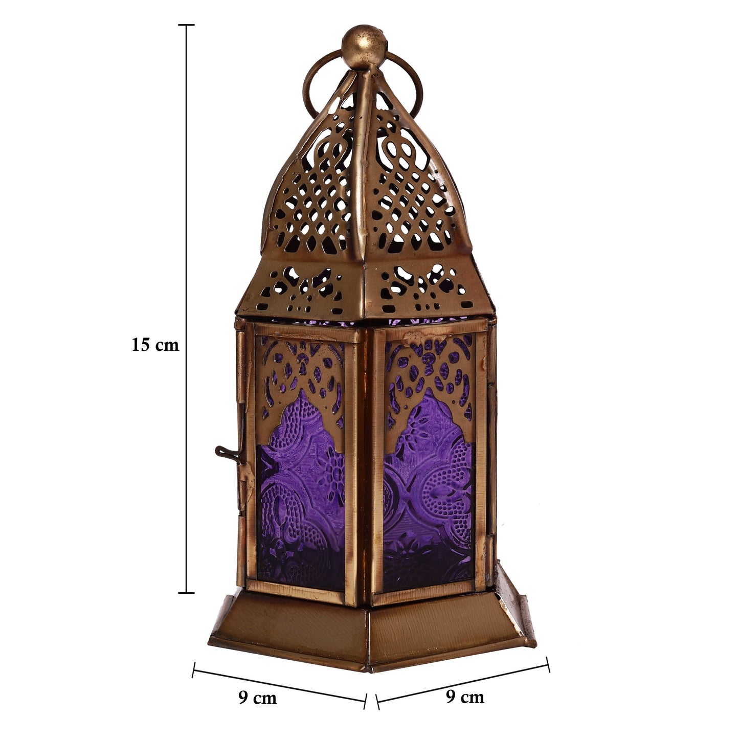 فانوس يدوي أصلي، حجم صغير، باللون البنفسجي