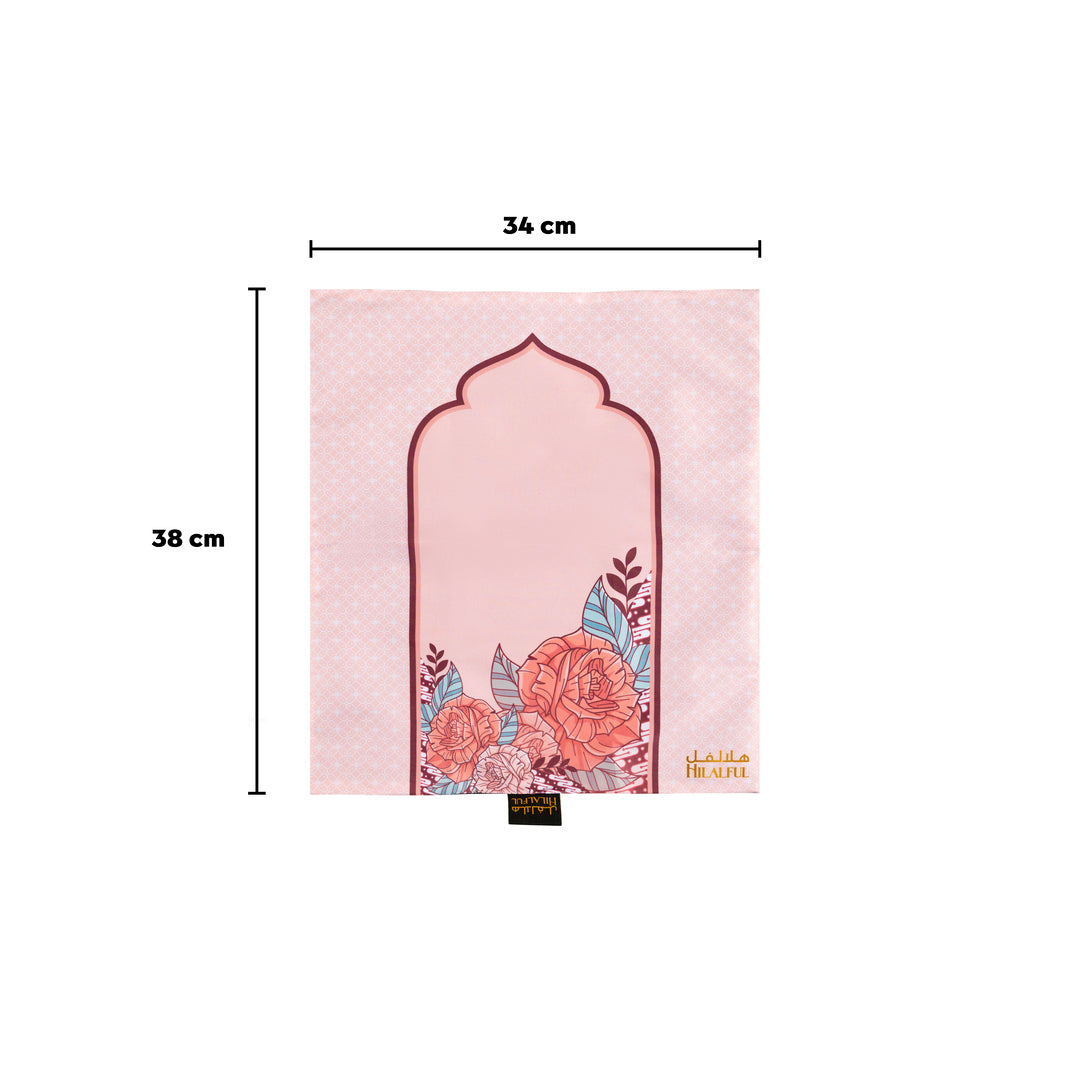 تييني تايني – سجادة صلاة صغيرة بنقوش زهرية وردية