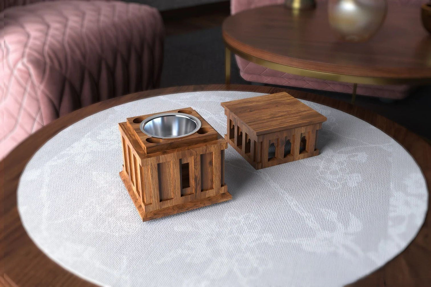 مبخرة برج الرياح الخشبية