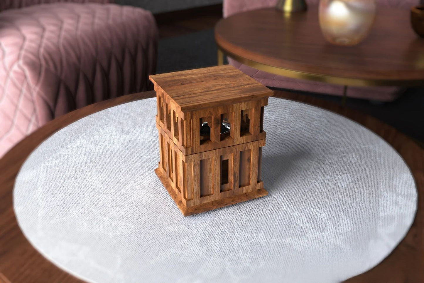 مبخرة برج الرياح الخشبية