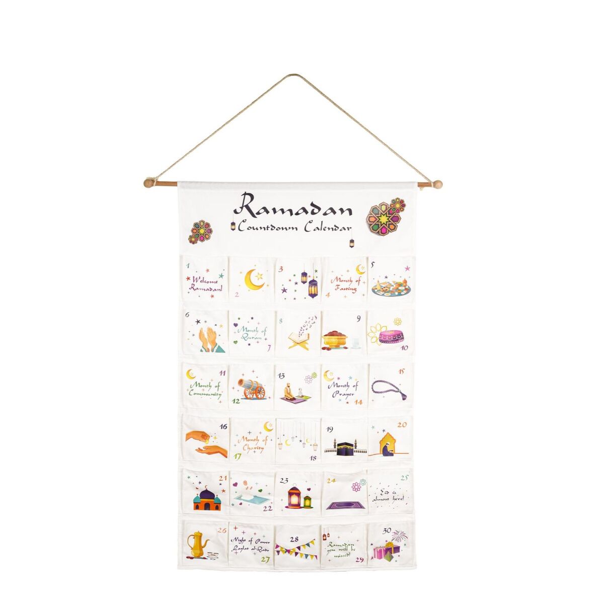 Ramadan Children's Countdown Calendar - Canva