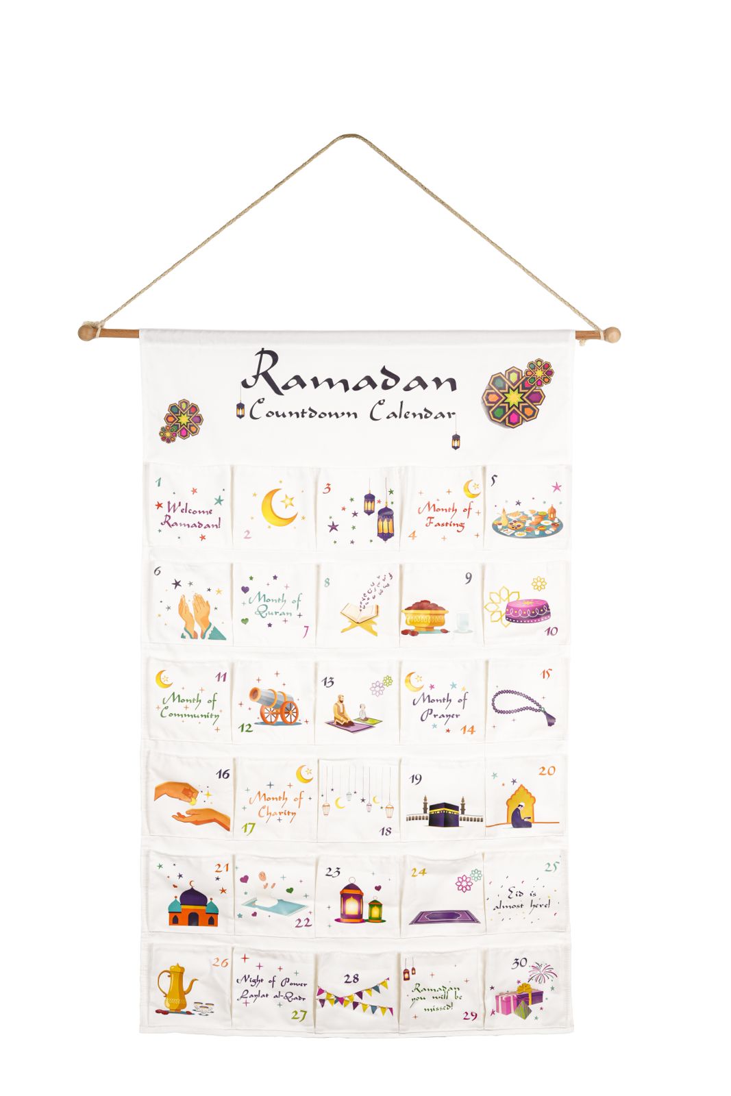 Ramadan Children's Countdown Calendar - Canva