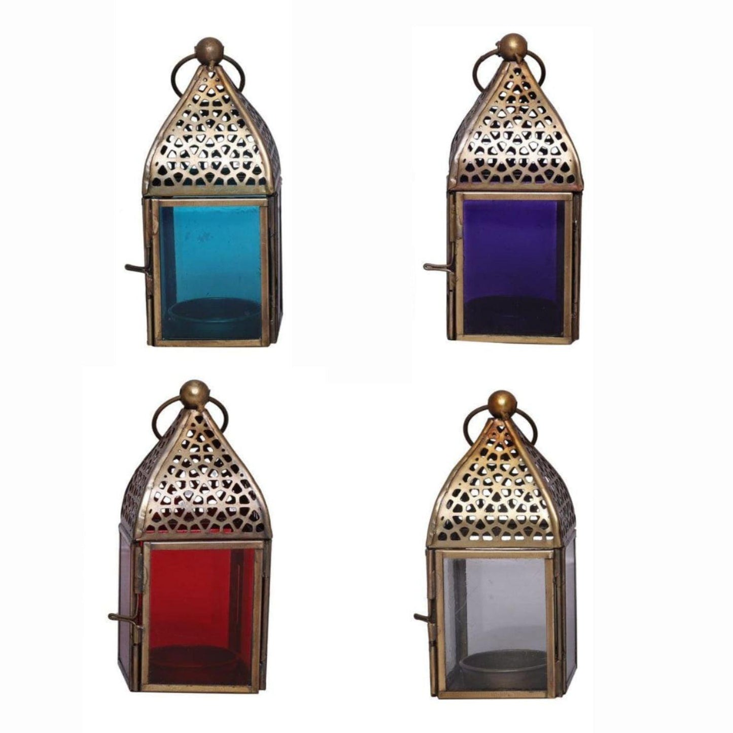 فانوس يدوي أصلي، حجم صغير، باللون البنفسجي