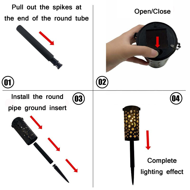 فوانيس الحديقة الشمسية