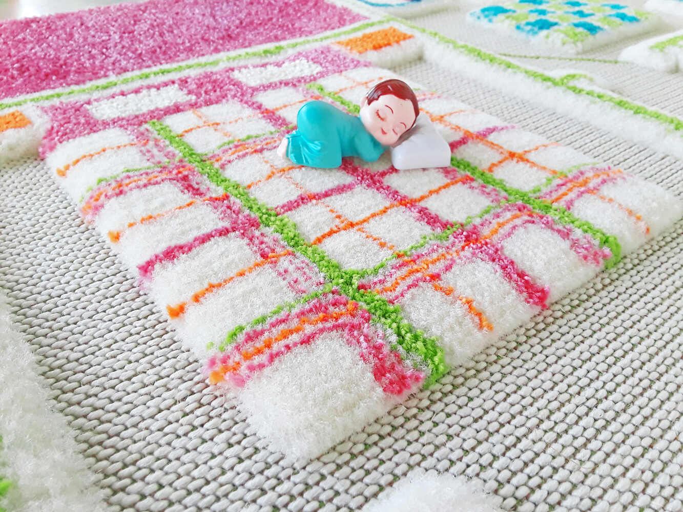 IVI 3D Playhouse Pink Design Carpet