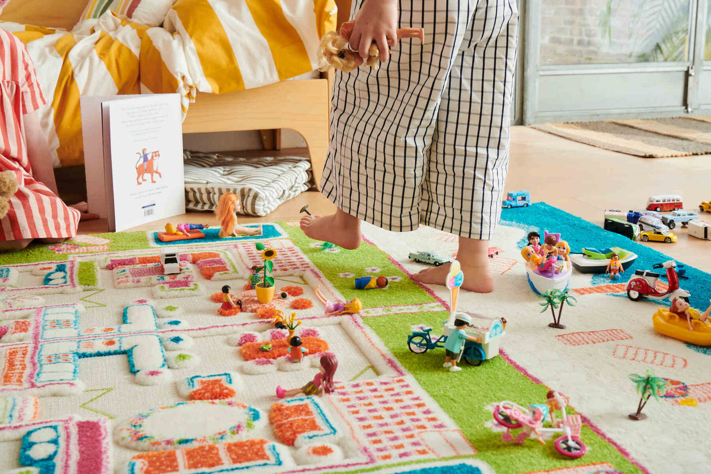 IVI 3D Play Carpet, Beach Playhouse design - Medium Size