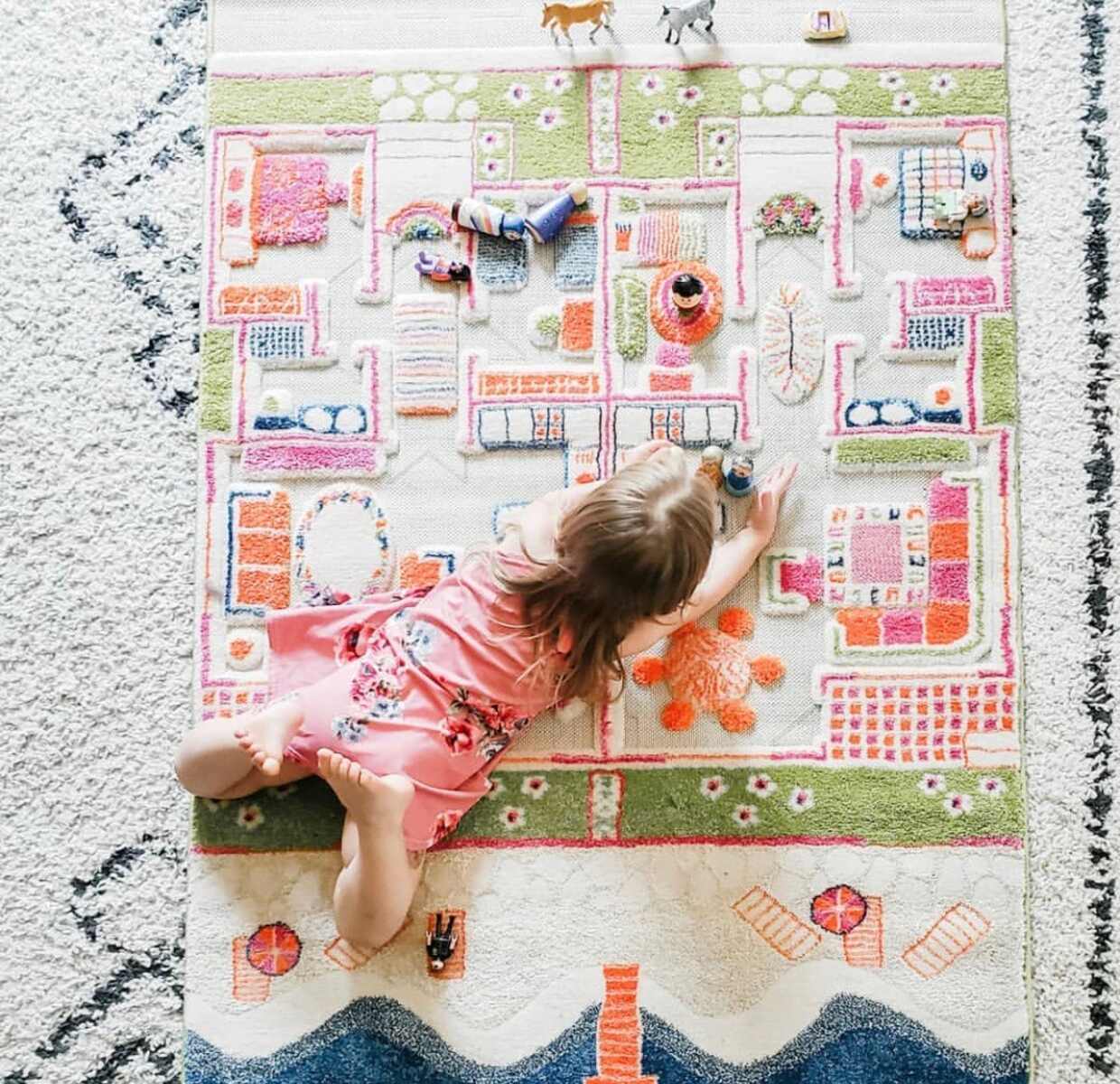 IVI 3D Play Carpet, Beach Playhouse design - Medium Size