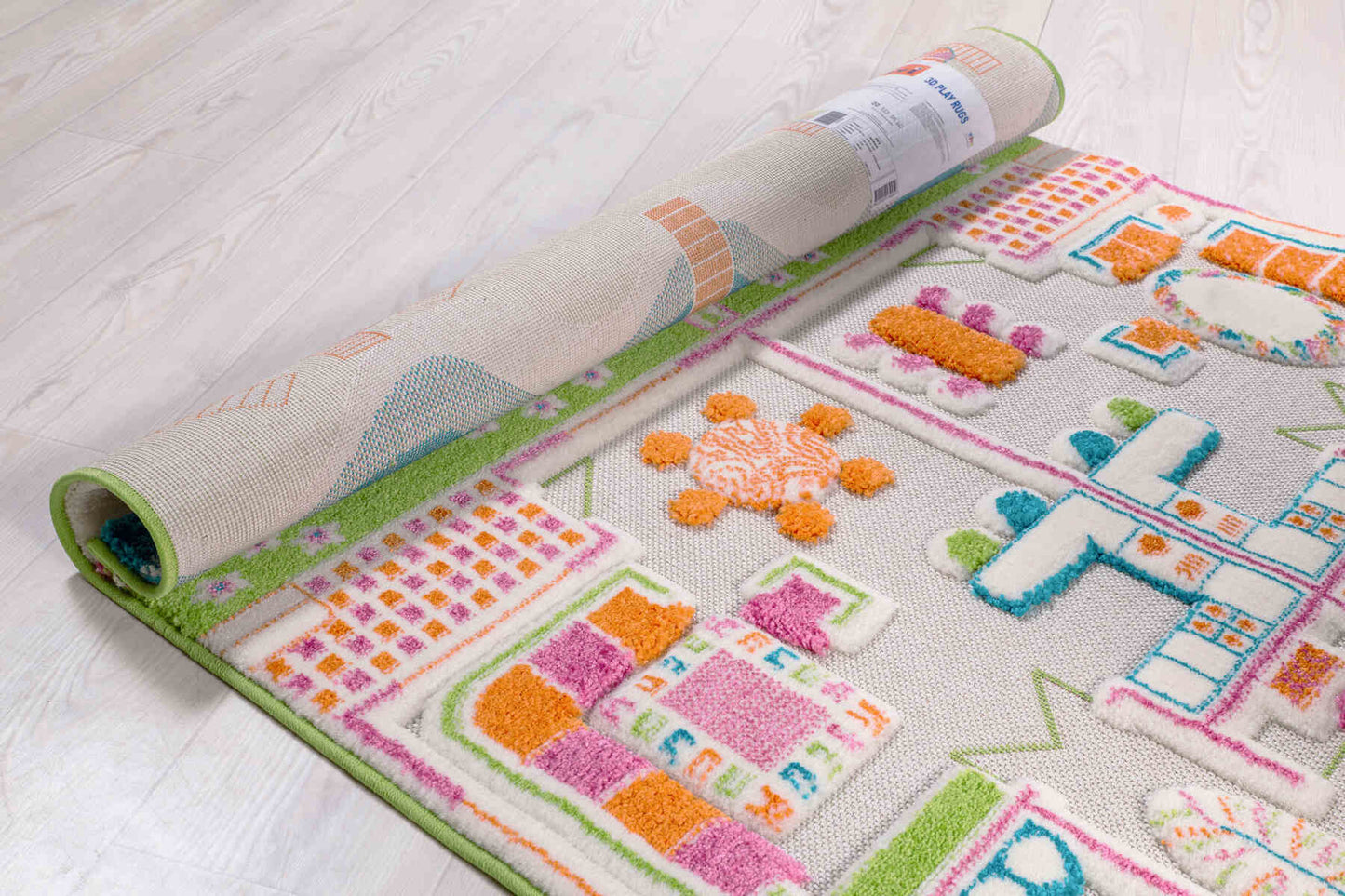 IVI 3D Play Carpet, Beach Playhouse design - Medium Size