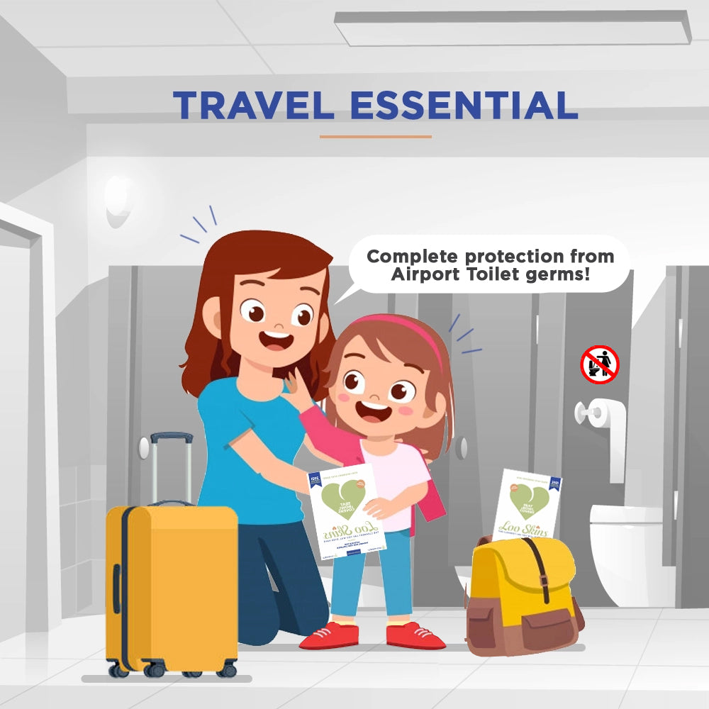 أغطية المرحاض - غطاء المقعد والوعاء (عبوة من 5)