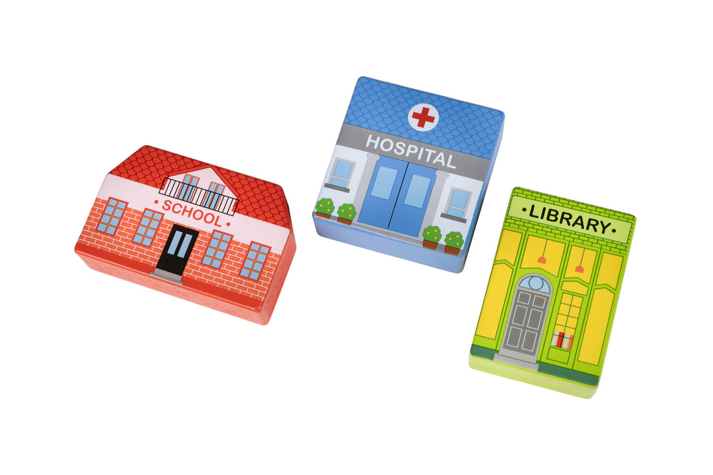 Fun Tribe Wooden City Play Set