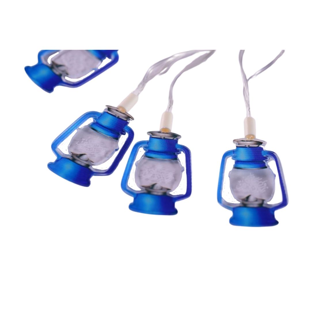 زينة أضواء رمضان بتصميم الفوانيس الأكريليكية