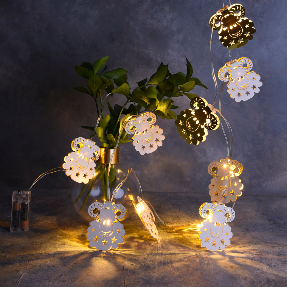 Hilalful DIY Eid Adha Sheep String Lights Decoration