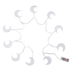 Premium acrylic Ramadan Light string, crescent design