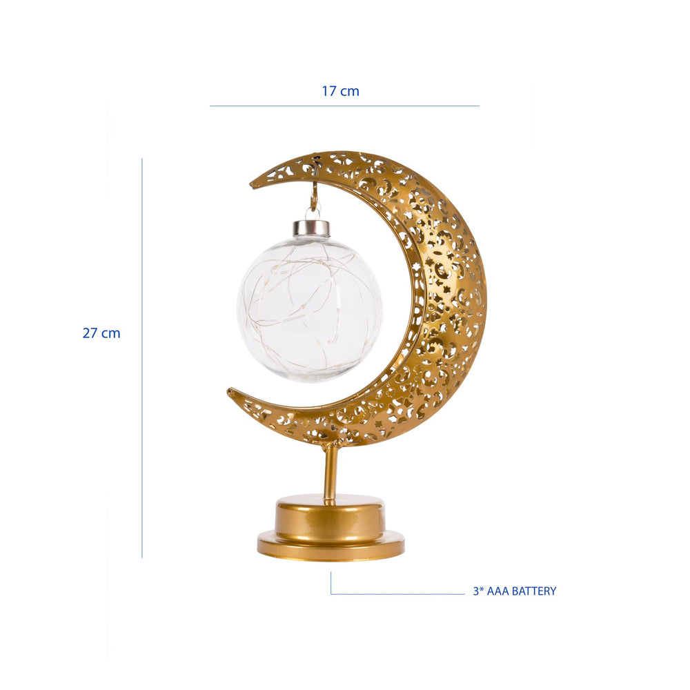 
                      
                        Golden Table Lamp - Ball
                      
                    