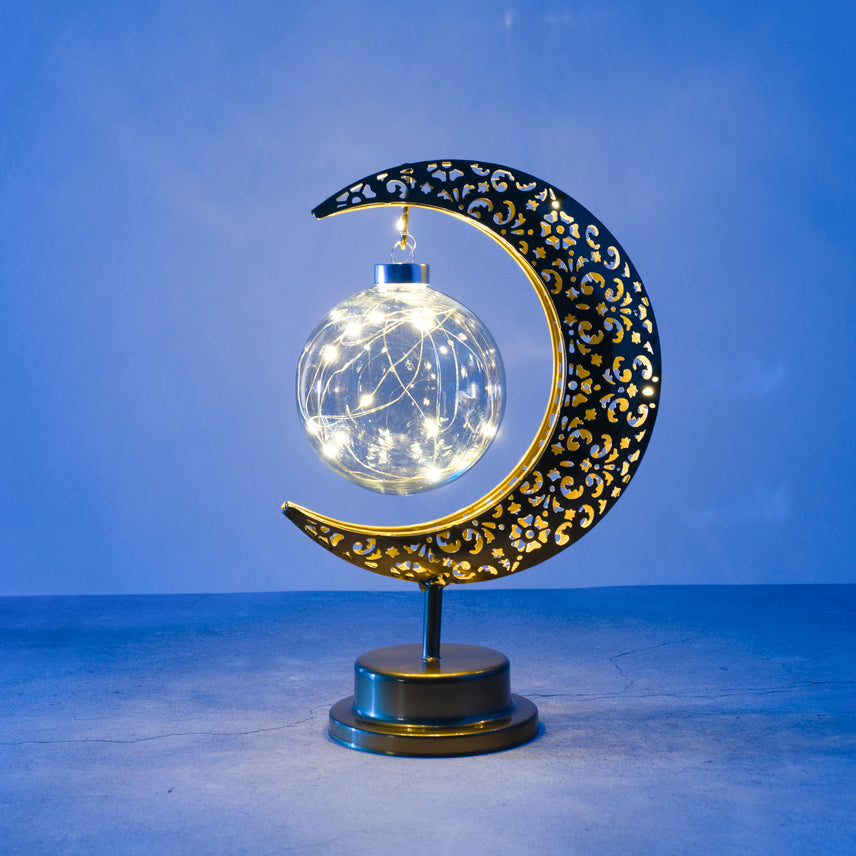 
                      
                        Golden Table Lamp - Ball
                      
                    