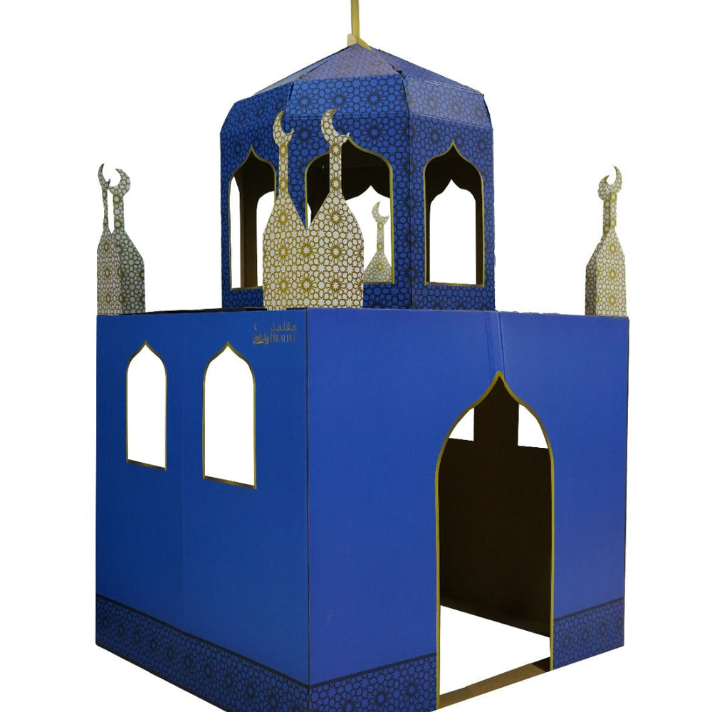 Charming Blue Cardboard Playmosque