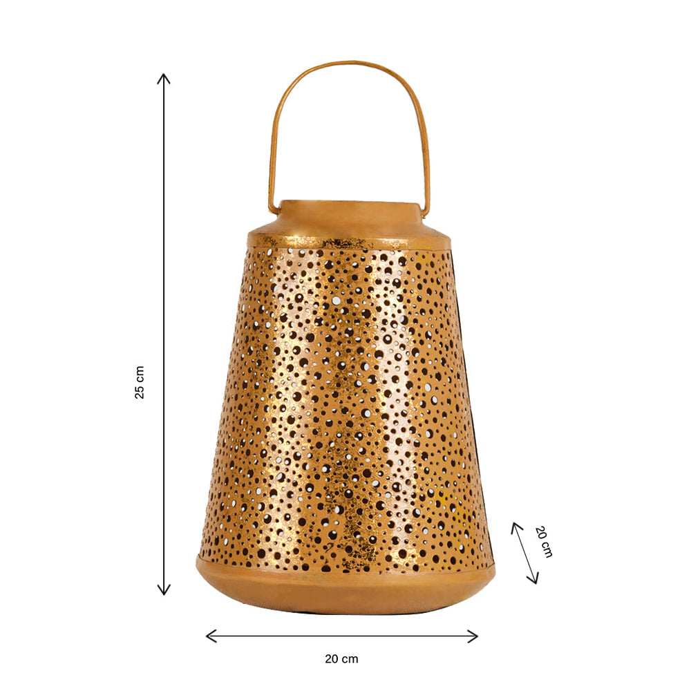 
                      
                        فانوس ذهبي بنقشٍ منقط (Polka-Dot)
                      
                    