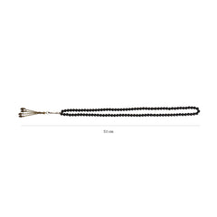 Muslim Prayer beads - Black Wood