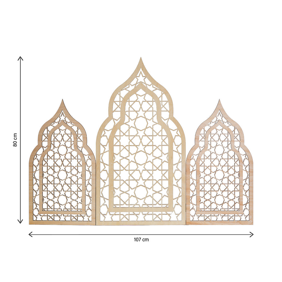 Trio Mosque Wooden Display