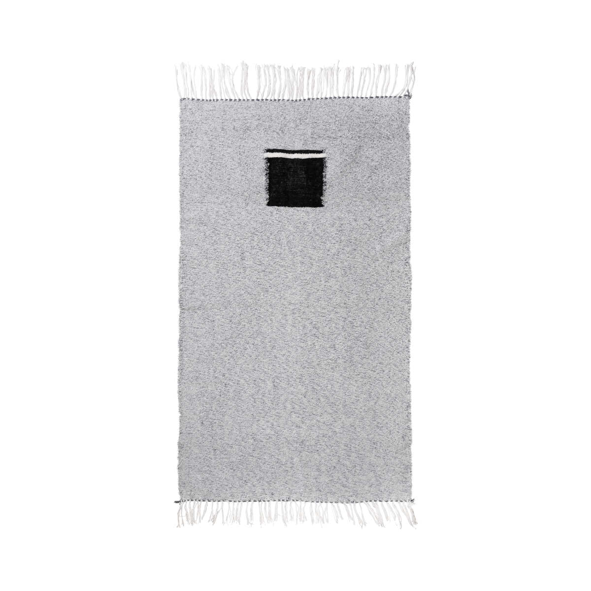 Prayer Mat - Moroccan - Hand Woven Wool - Grey