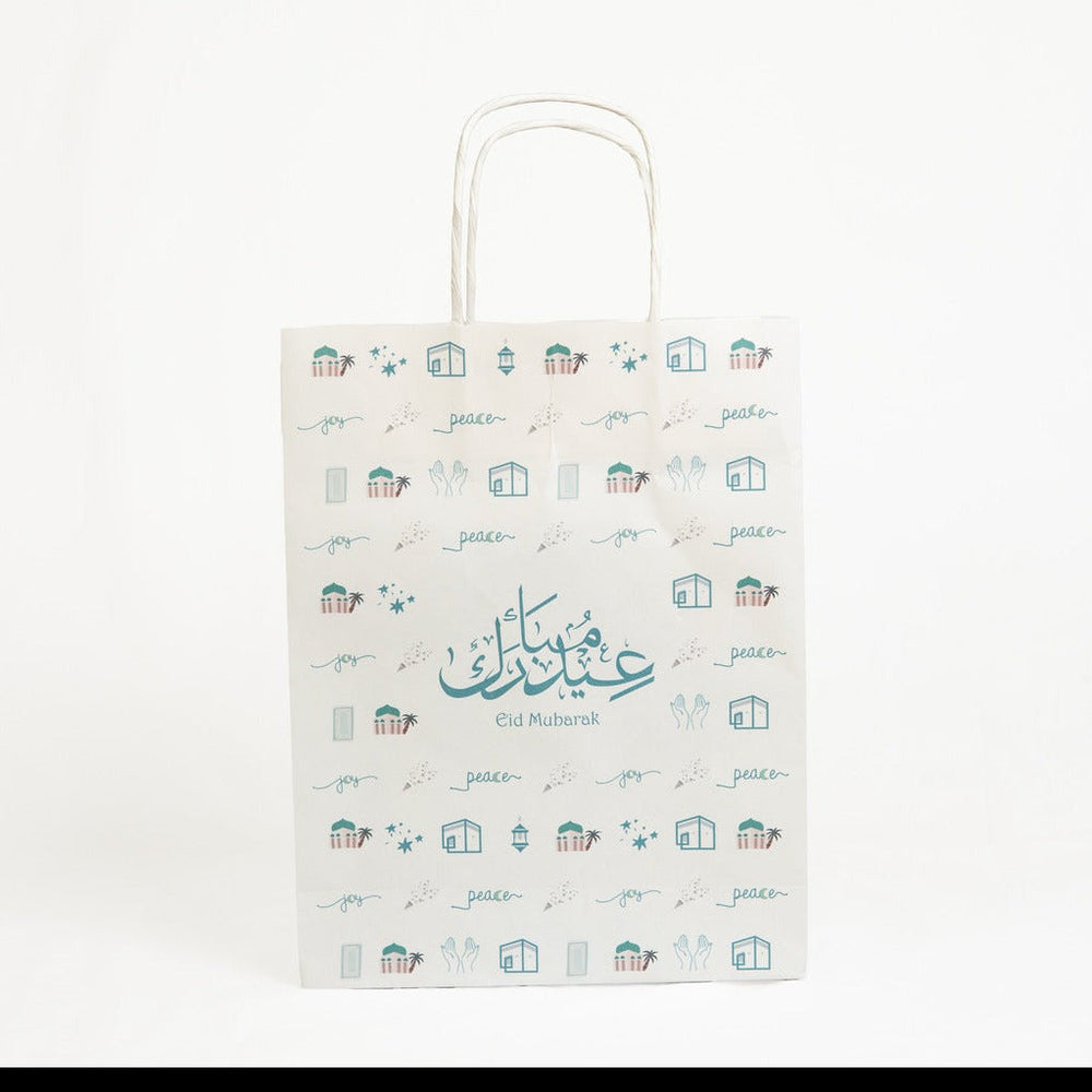 
                      
                        Eid Mubarak HilalFul Theme Paper Bags 20x26x8 cm (pack of 12)
                      
                    