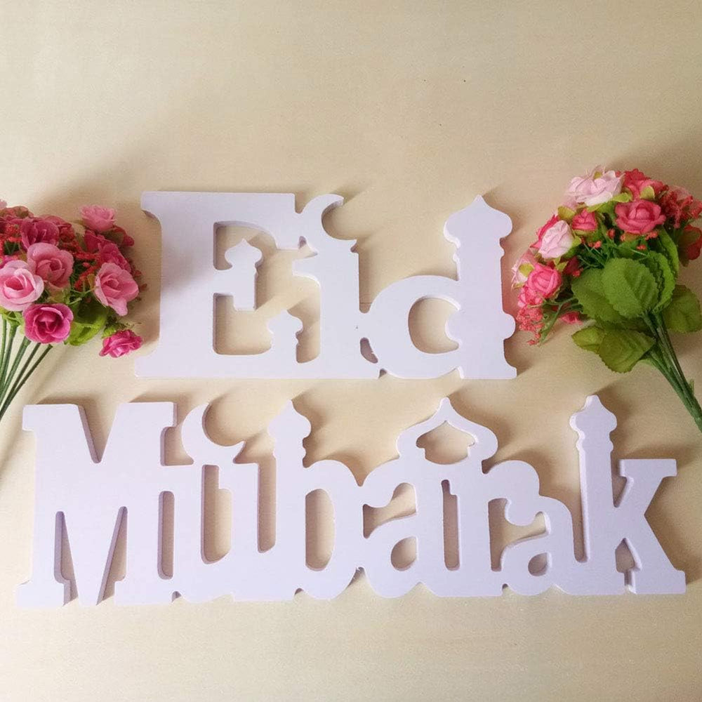 Eid Mubarak Wooden Decor