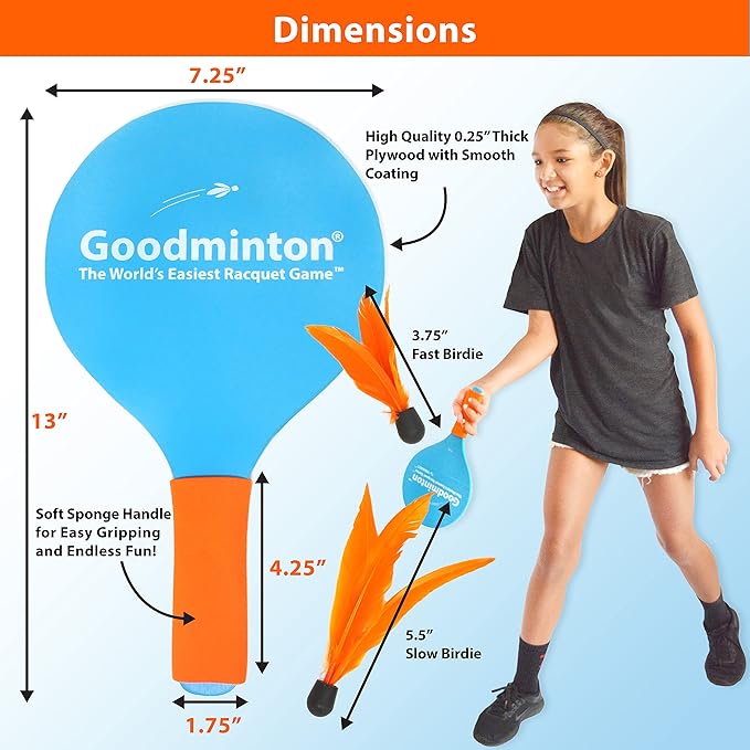 
                      
                        VIAHART Goodminton - The World's Easiest Racquet Game
                      
                    