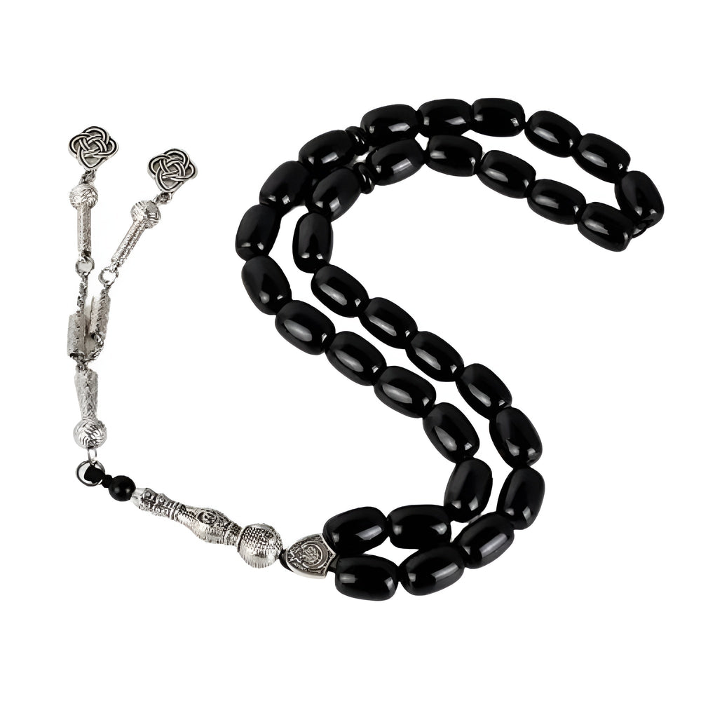 
                      
                        Muslim Prayer Beads - Black Agate
                      
                    