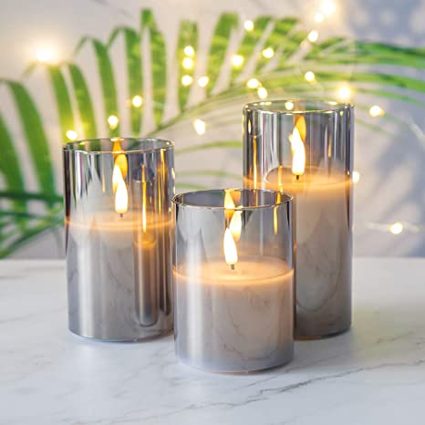 Battery Operated Candle Set of 3 - Hilalful