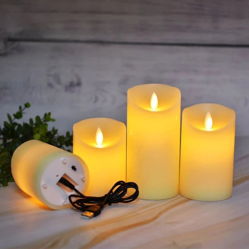 Candle USB Chargeable - Hilalful