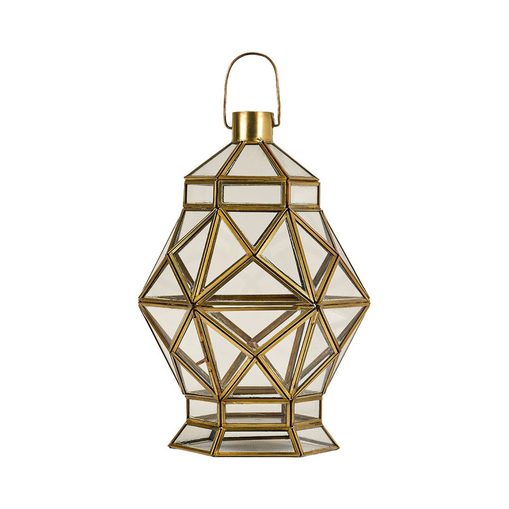 
                      
                        Contemporary Diamond Lantern - Clear Glass
                      
                    