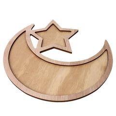 Crescent & Star - Acacia Wooden Tray