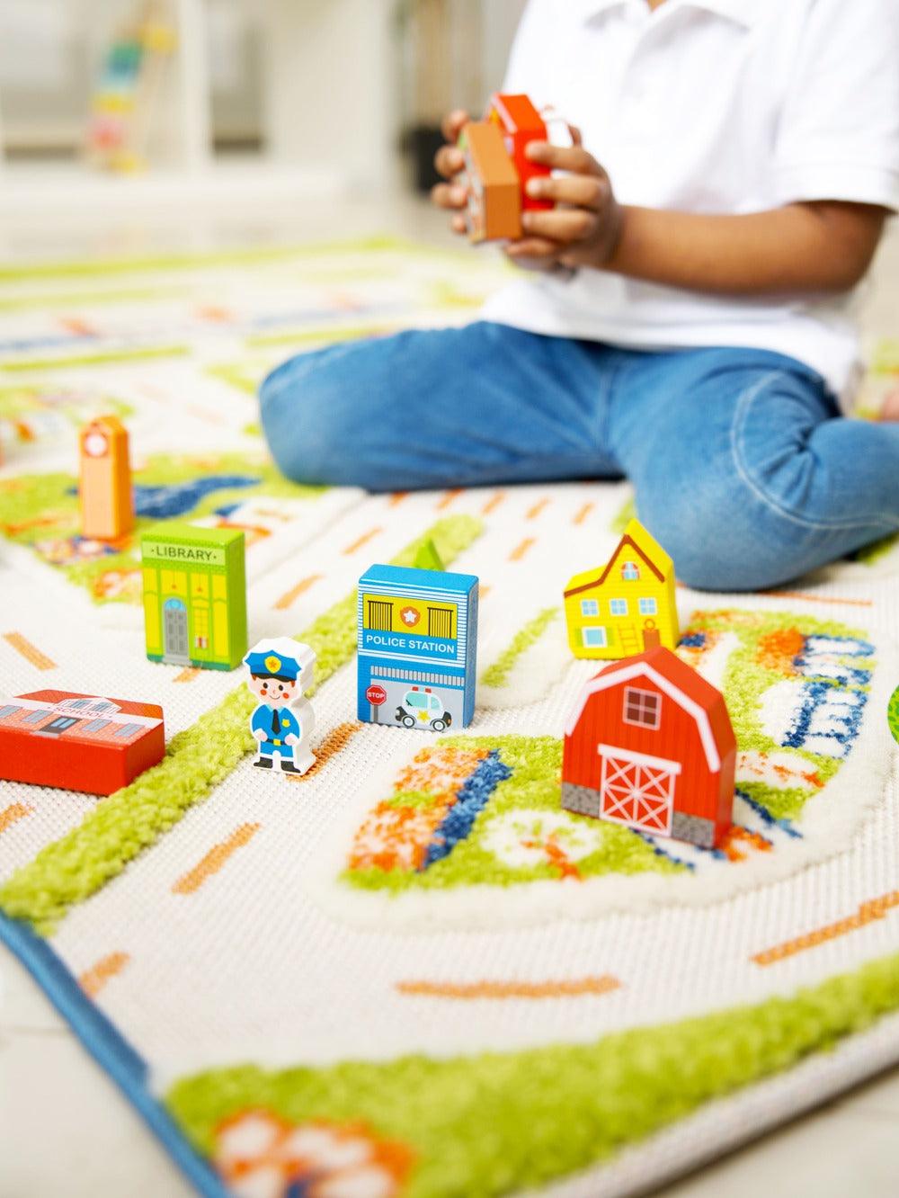 Fun Tribe Wooden City Play Set