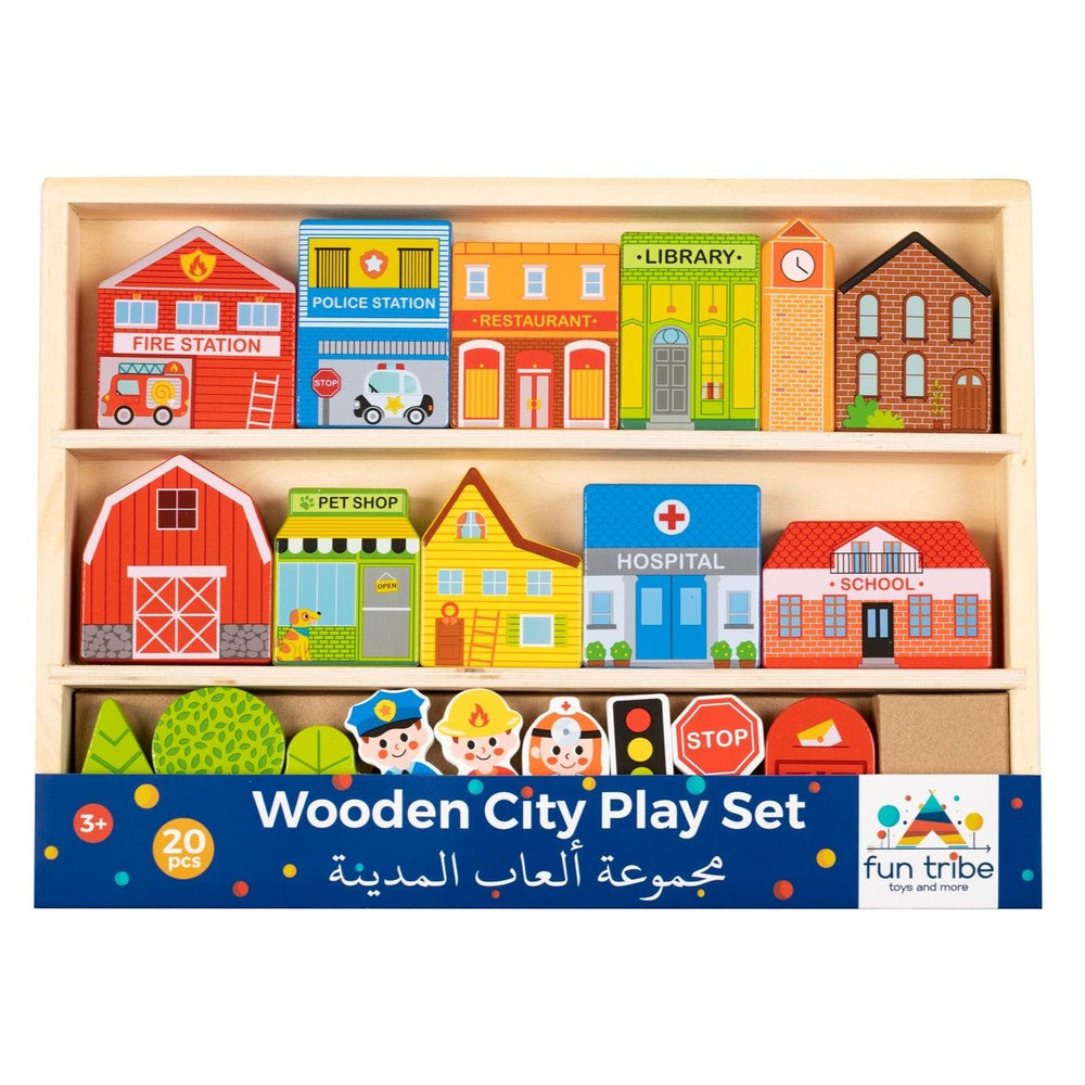 
                      
                        Fun Tribe Wooden City Play Set
                      
                    