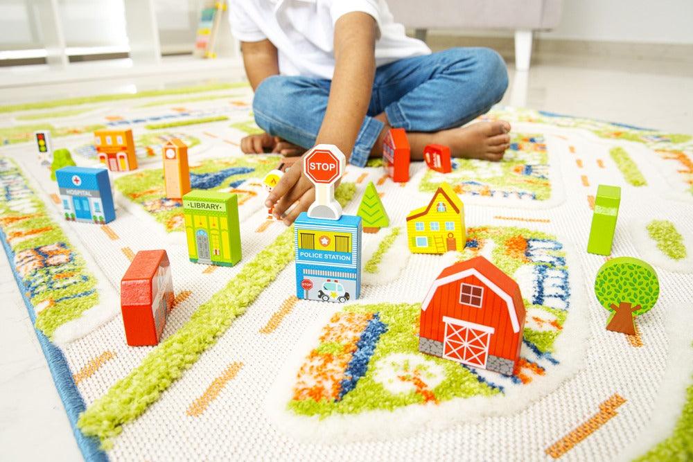 Fun Tribe Wooden City Play Set