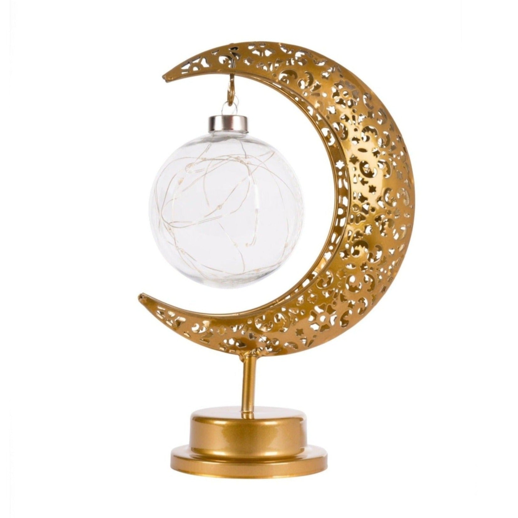 Golden Table Lamp - Ball