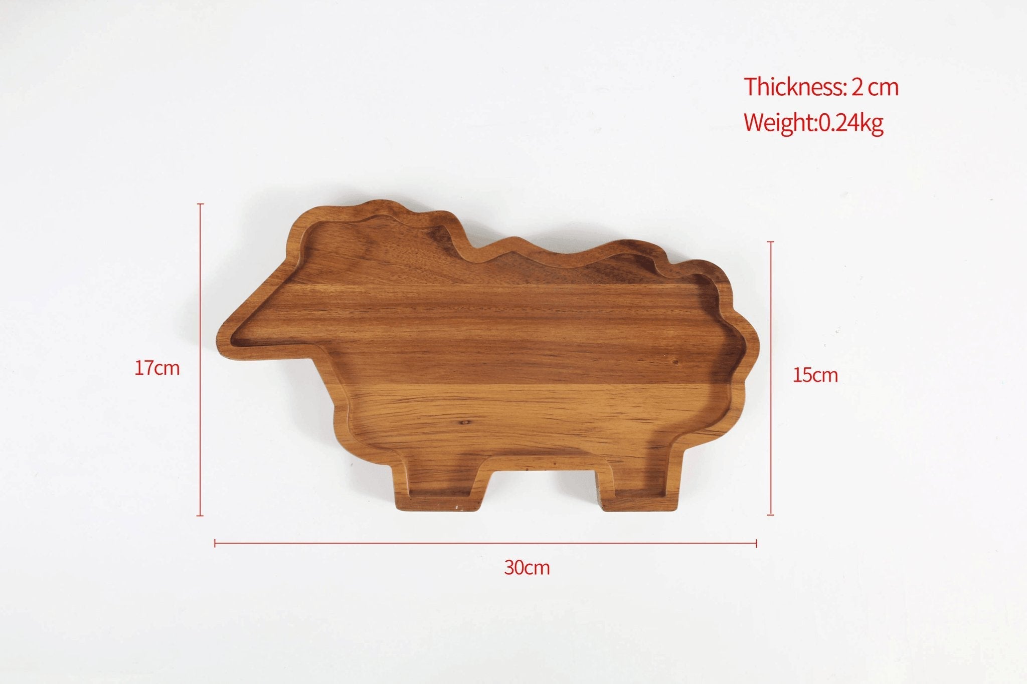 HILALFUL Sheep - Acacia Wooden Tray