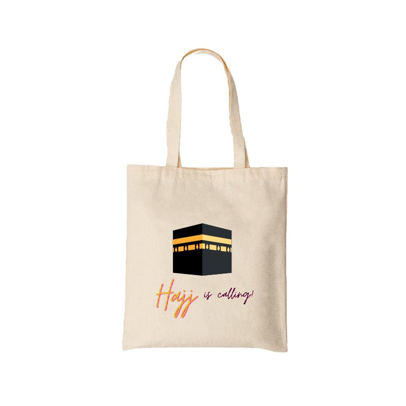 Hajj is calling Tote Bag - English/Arabic