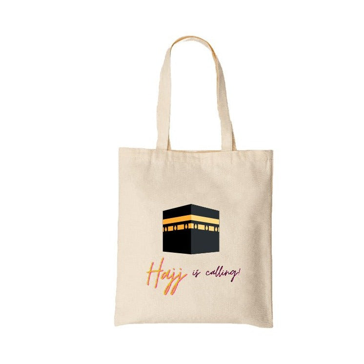 Hajj is calling Tote Bag - English/Arabic