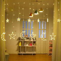 Hanging Moon & Star String - 3.5m