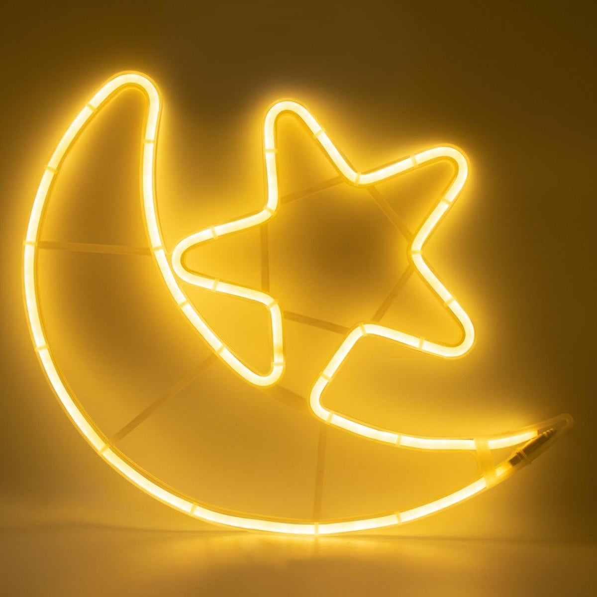 HilalFul Moon and Star Light Decoration - Hilal Star (Medium Size)